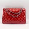 Picture of Chanel Double Flap Jumbo Patent Red