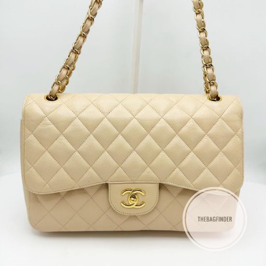 Picture of Chanel Jumbo Double Flap Medium Beige Clair GHW