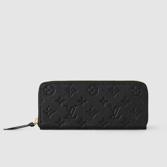 Picture of LOUIS VUITTON Portefeuille Clemence Monogram Empreinte Long Wallet Noir