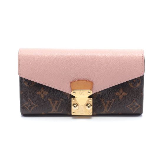 Picture of LOUIS VUITTON Portefeuil Pallas Monogram Rose ballerine Bi-fold Long Wallet