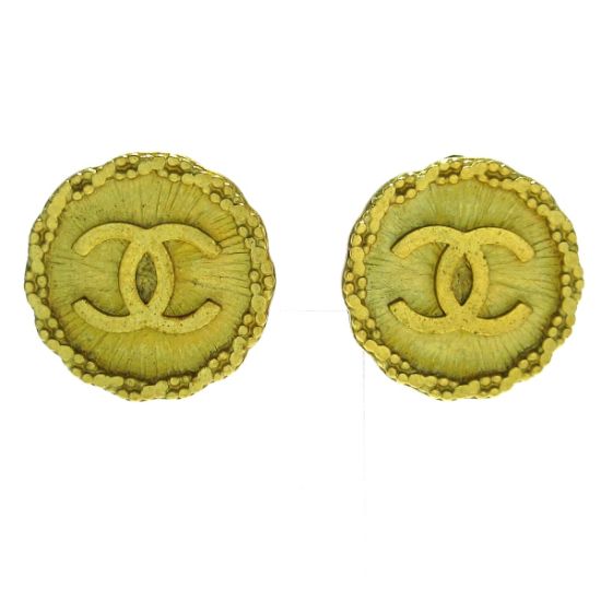 Picture of CHANEL Coco Clip On Earrings Gold Hardware