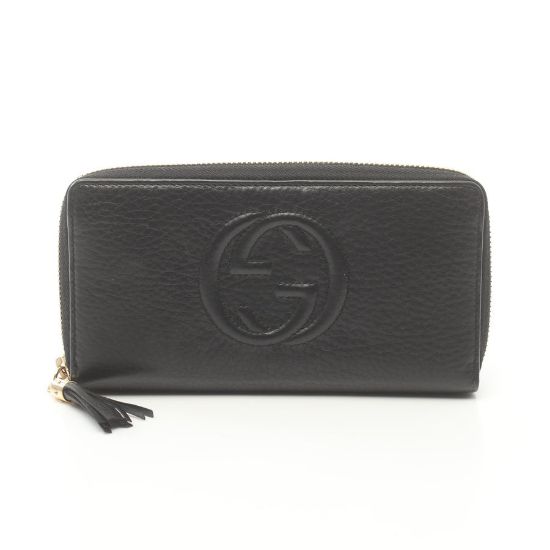 Picture of GUCCI Soho Interlocking G Round zipper long wallet