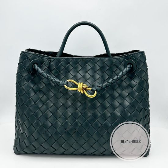 Picture of Bottega Veneta Andiamo Medium Olive