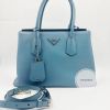 Picture of Prada Saffiano Two Way Blue