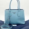 Picture of Prada Saffiano Two Way Blue