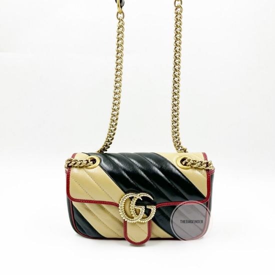 Picture of Gucci Marmont Small Tricolor