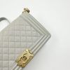 Picture of SOLD - Chanel Boy Caviar Medium Grey