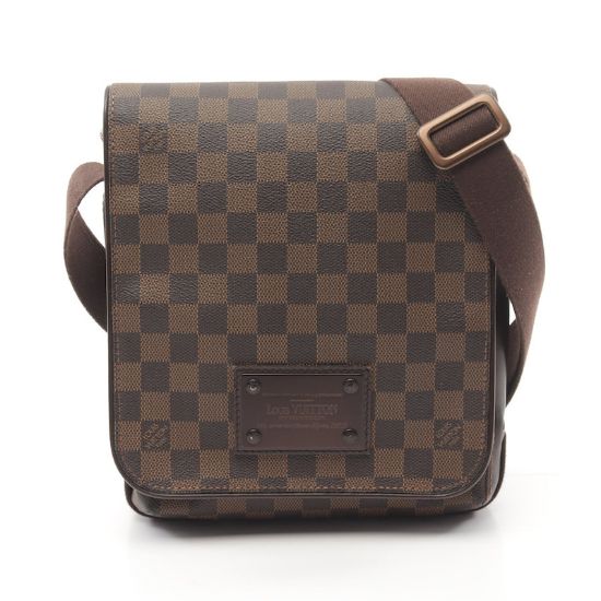 Picture of Louis Vuitton Brooklyn PM Damier  ebene Shoulder bag PVC Leather Brown