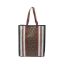 Picture of Burberry TB monogram Tote bag PVC Leather Brown Black Multicolor