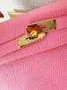 Picture of * SOLD * Hermes Kelly 35 Clemence Rose Lipstick