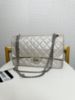 Picture of Chanel Reissue Aged Calfskin Double Flap Silver