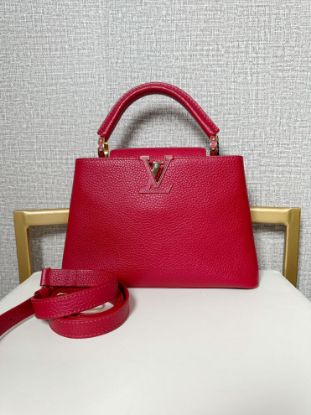 Picture of * SOLD * LV Capucines Small Ruby Red