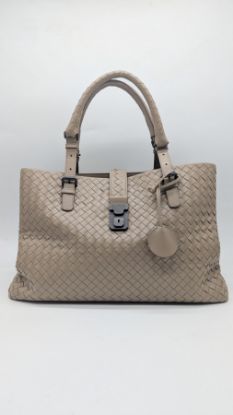 Picture of Bottega Veneta Roma Large Dark Beige