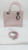 Picture of Christian Dior Lady Medium Pink Leather